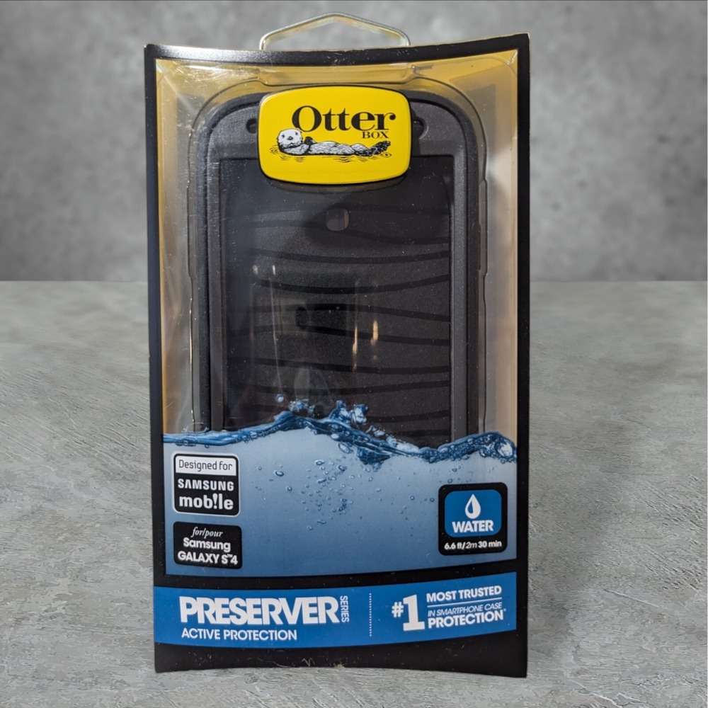 Y4.‎ Otterbox Preserver Series Active Protection Black Case Samsung Galaxy S4